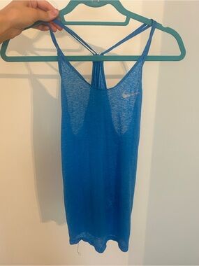 Nike Women's Bright Blue Racerback Tank